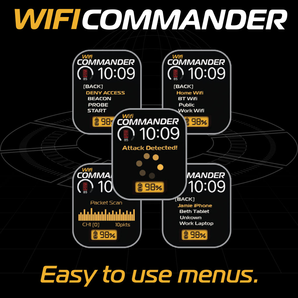WiFi COMMANDER DEAUTH WATCH